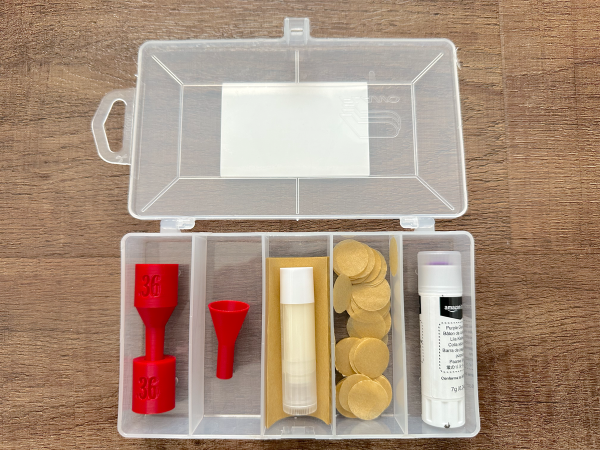 Paper Cartridge Kit: .36 Caliber