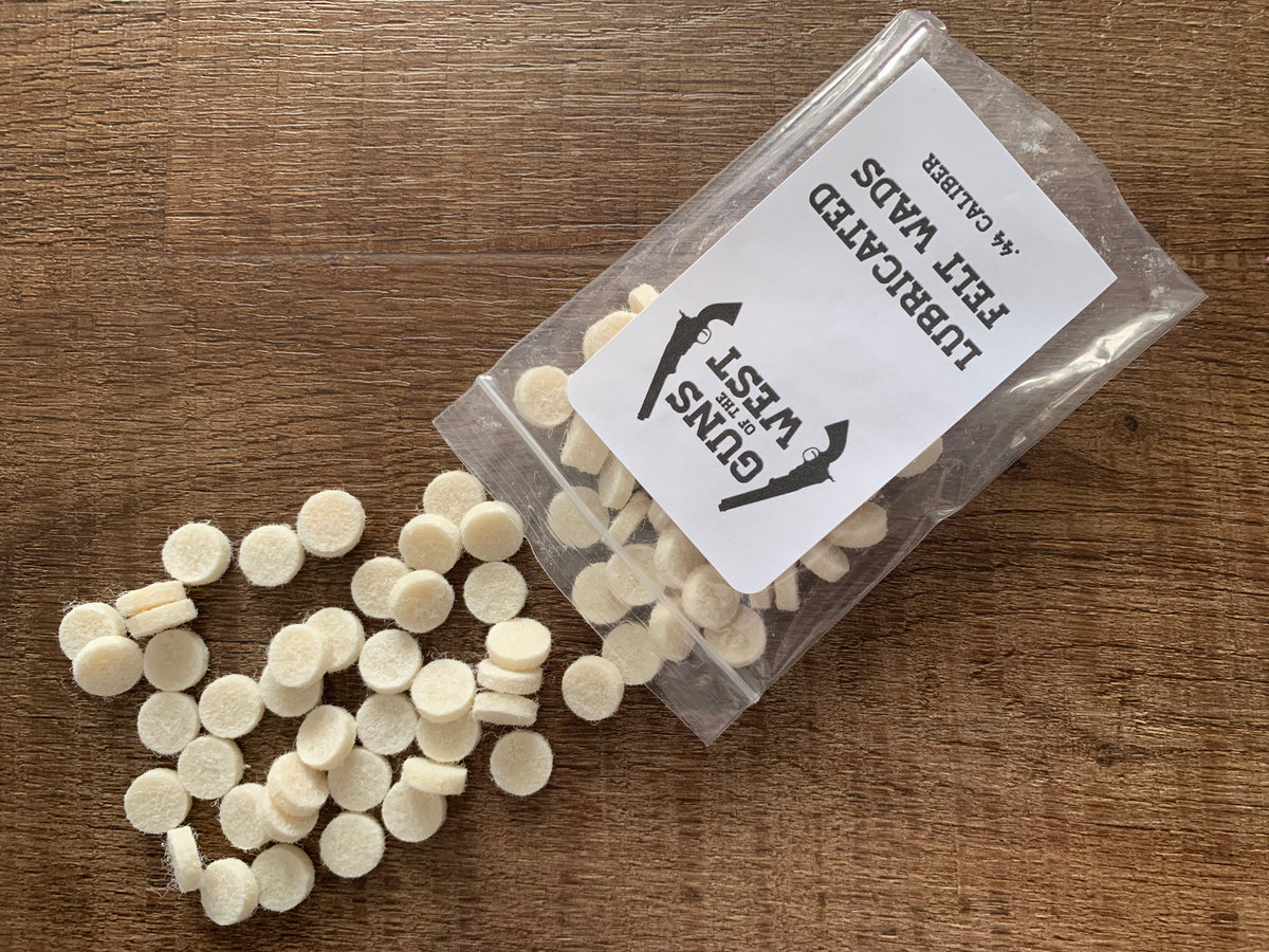 Lubricated Felt Wads: (100 ct.)