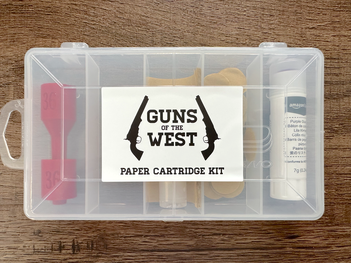 Paper Cartridge Kit: .36 Caliber