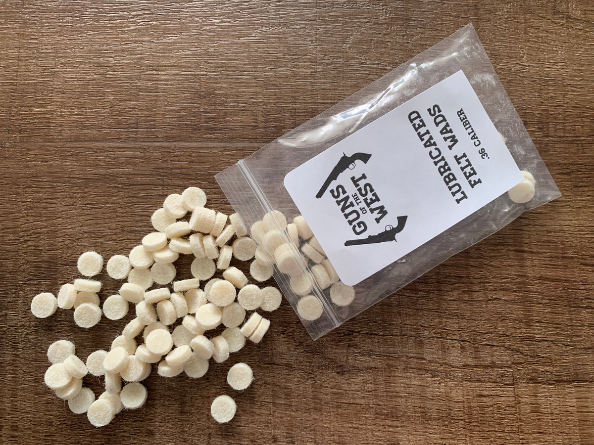 Lubricated Felt Wads: (100 ct.)